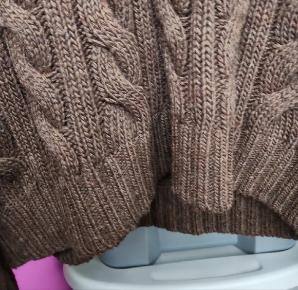 Polo by Ralph Lauren Brown Sweater with quarter toggle buttons